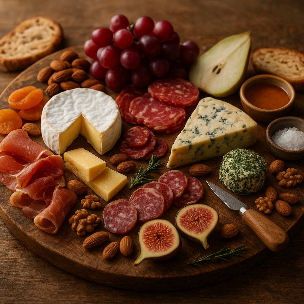 Käse und Charcuterie